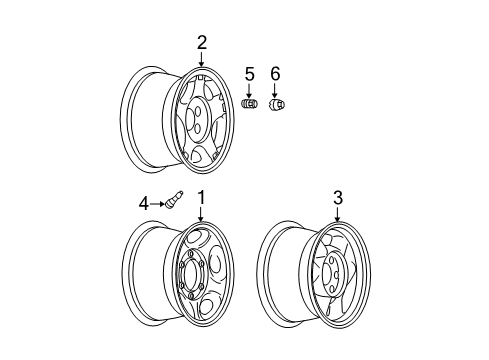 2025 Chevy Express 2500 Wheels Diagram