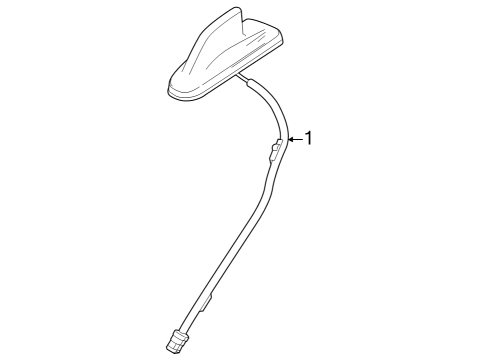 2025 GMC Sierra 1500 Antenna & Radio Diagram