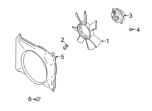 1999 Chevy Tracker Cooling Fan Diagram 2 - Thumbnail