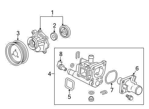 2017 Chevy Sonic Water Pump Diagram 2 - Thumbnail