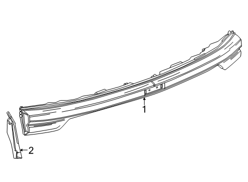 2025 Chevy Equinox EV Lamp, Tail Lamp, Rear Diagram for 85021954