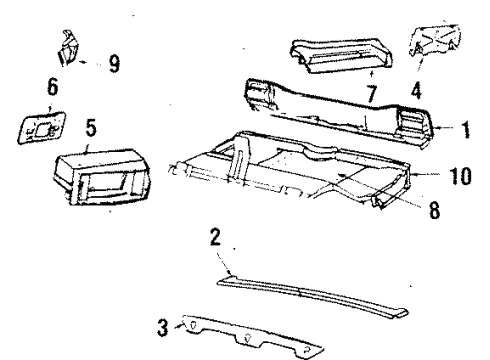 1985 Pontiac Grand Prix Fuel Door Diagram for 22515463