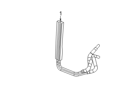 2008 Chevy Silverado 2500 HD Power Steering Oil Cooler Diagram