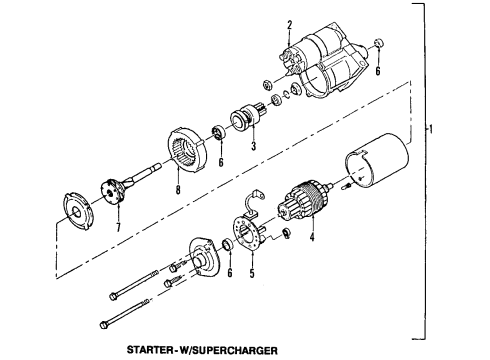 1994 Pontiac Bonneville Starter Diagram 2 - Thumbnail
