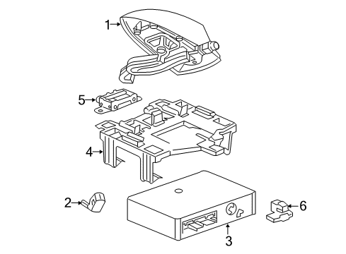 2016 Chevy Malibu Limited Communication System Components Diagram