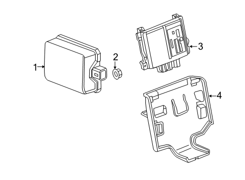2013 Cadillac SRX Cruise Control System Diagram