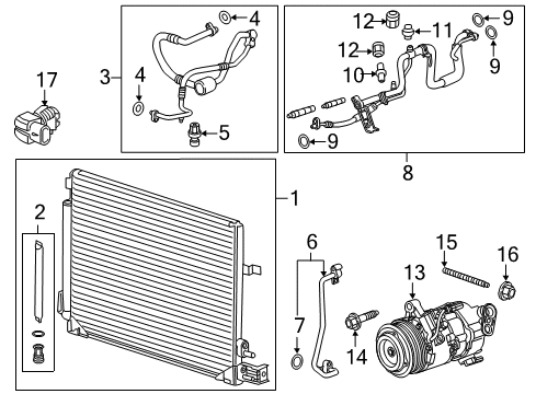 2020 Chevy Camaro A/C Compressor Diagram 2 - Thumbnail