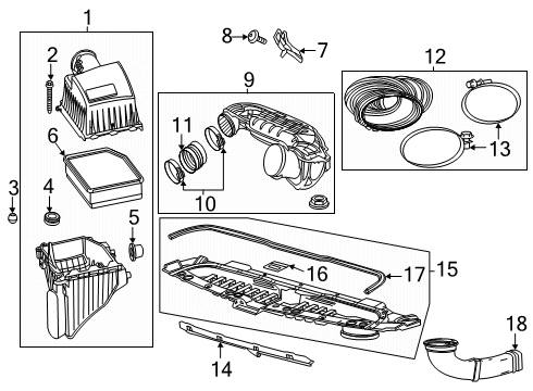 2024 Chevy Silverado 1500 Air Intake Diagram 2 - Thumbnail