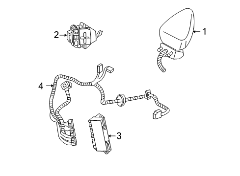 2000 Chevy Corvette Mirrors Diagram