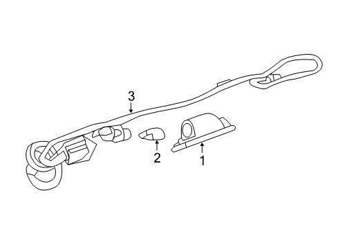 2013 Cadillac CTS Bulbs Diagram 7 - Thumbnail