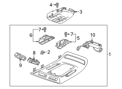 2020 Cadillac CT6 Multiplex Switch Diagram for 23358717
