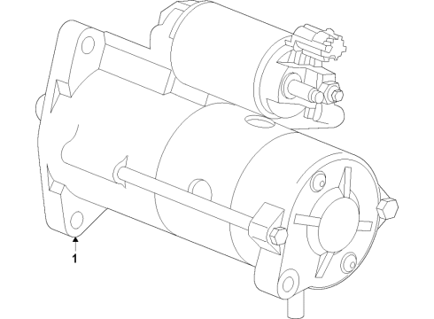 2019 Buick Encore Starter Diagram 3 - Thumbnail