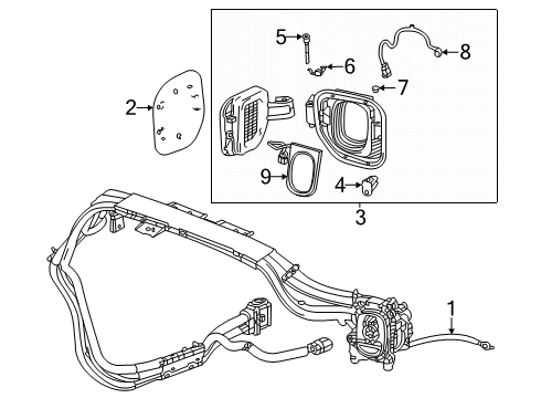 2024 Chevy Silverado EV Electrical Components Diagram 2 - Thumbnail