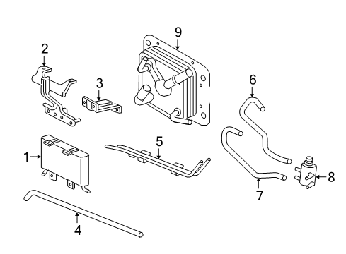 2015 Chevy City Express Trans Oil Cooler Diagram