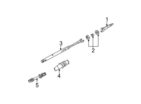 2000 Buick Park Avenue Shaft & Internal Components Diagram