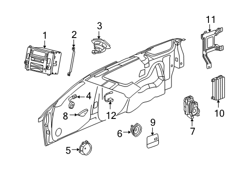 2005 Cadillac SRX Sound System Diagram 2 - Thumbnail