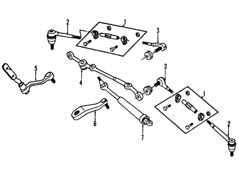 1987 Chevy S10 Blazer P/S Pump & Hoses Diagram 2 - Thumbnail
