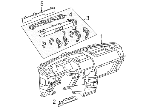 2006 Buick Terraza Instrument Panel Diagram