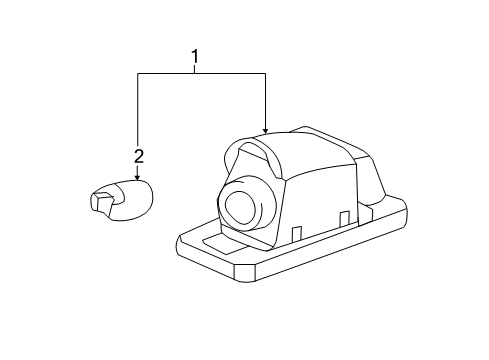 2017 Cadillac ATS Bulbs Diagram 9 - Thumbnail
