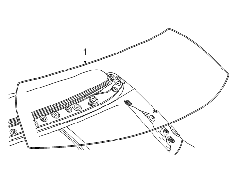 2024 Chevy Blazer EV Glass - Lift Gate Diagram