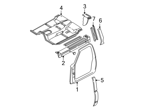 1995 Chevy C1500 Uniside Diagram 2 - Thumbnail