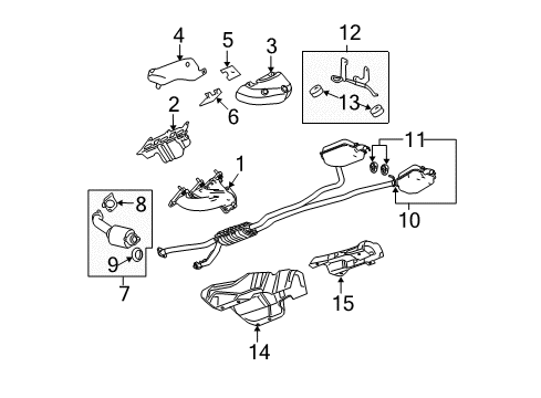 2008 Cadillac CTS Lower Insulator Diagram for 12581806