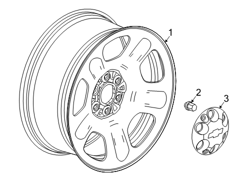 2025 Chevy Blazer EV Wheels Diagram