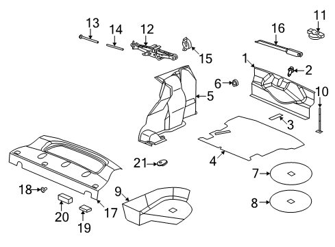 2003 Saturn Ion Stud Bolt Diagram for 25928751