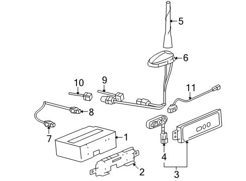 2006 Hummer H2 Base Diagram for 15804329