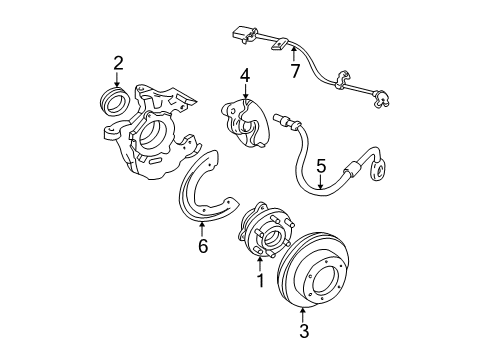 1995 Chevy C1500 Front Brakes Diagram 3 - Thumbnail