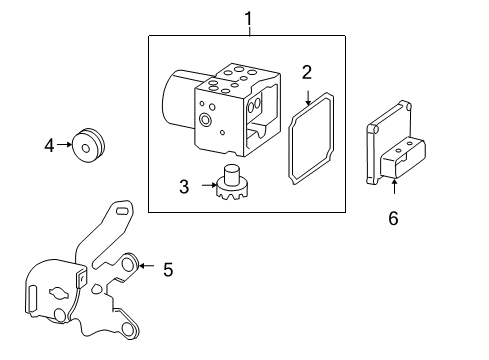 2009 Chevy Impala Modulator Valve Diagram for 15924821