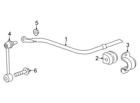 2015 Cadillac ATS Stabilizer Bar & Components Diagram 10 - Thumbnail