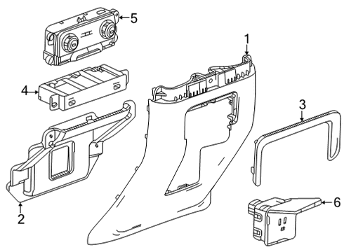 2024 Chevy Suburban Center Console Diagram 7 - Thumbnail