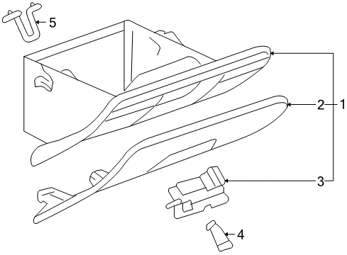 2007 Pontiac Solstice Glove Box Diagram