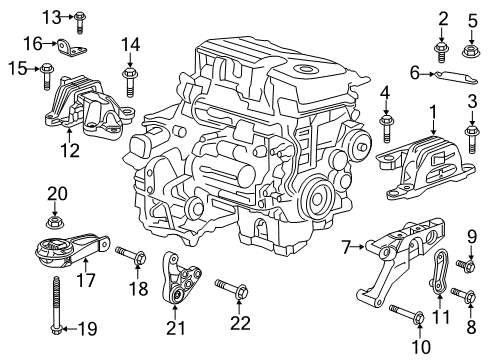 2025 Chevy Malibu Automatic Transmission Diagram