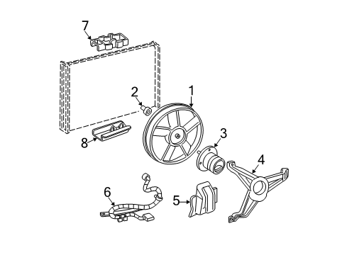 1998 Buick Regal Mount Bracket, Driver Side Diagram for 22136922
