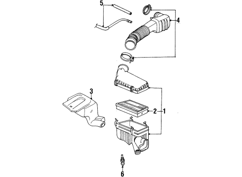 1997 Saturn SC1 Filters Diagram