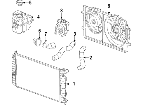 2007 Saturn Aura Cooling System Diagram