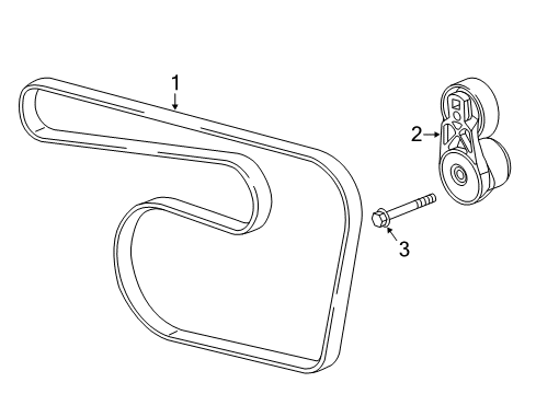 2016 Chevy Cruze Belts & Pulleys Diagram