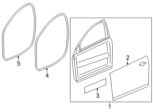 2016 Chevy Cruze Door & Components Diagram 2 - Thumbnail
