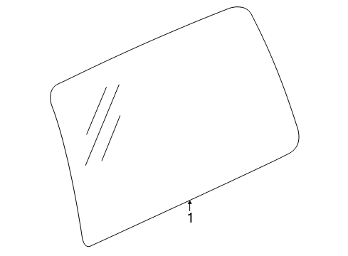 2006 Saturn Relay Glass - Side Door Diagram