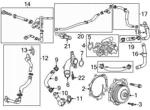 2025 Chevy Silverado 1500 Water Pump Diagram 2 - Thumbnail