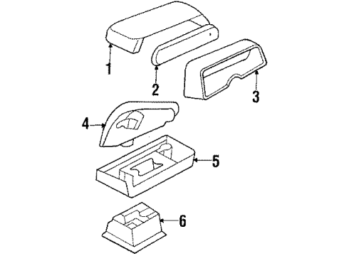 1985 Buick Skylark High Mount Lamps Diagram