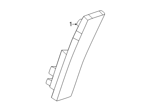 2025 Cadillac ESCALADE IQ Side Marker Lamps Diagram
