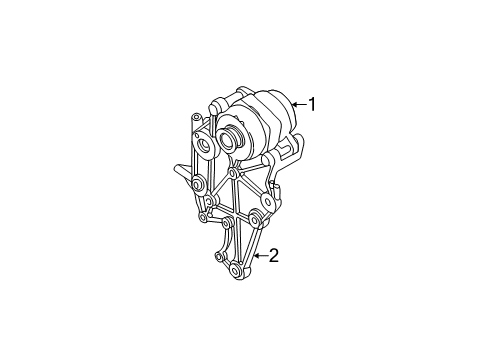 2005 Chevy Silverado 2500 HD Alternator Diagram 2 - Thumbnail