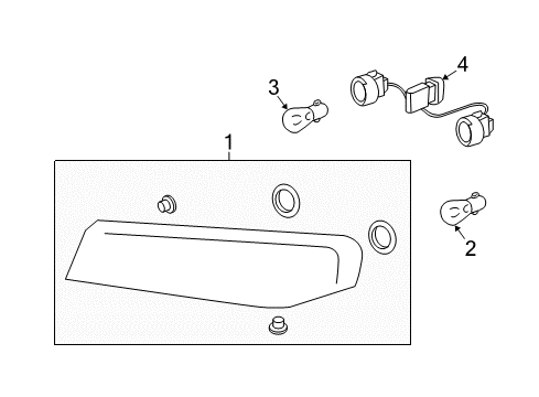 2008 Chevy Colorado Bulbs Diagram 5 - Thumbnail