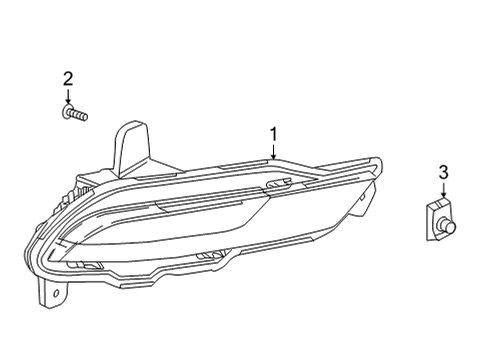 2023 Buick Encore GX Backup Lamps Diagram