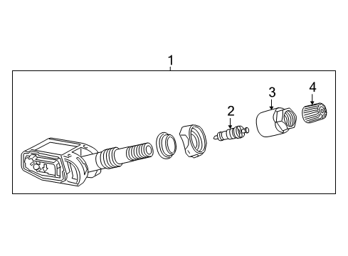 2017 Cadillac CTS Tire Pressure Monitoring Diagram 2 - Thumbnail