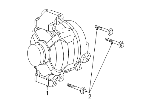 2006 Saturn Ion Alternator Diagram 4 - Thumbnail