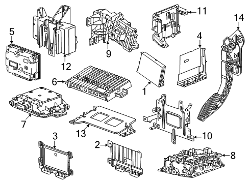 2024 GMC Sierra EV Controls - Instruments & Gauges Diagram